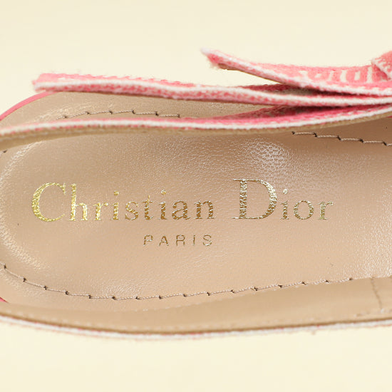 Christian Dior Bicolor J'adior Toile De Jouy Embroidered Slingback Pump Toile De Jouy