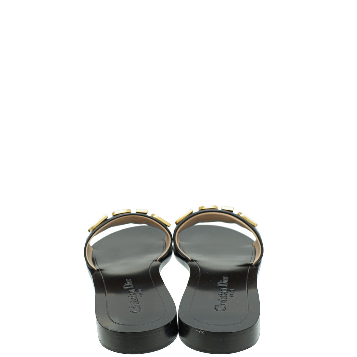 Christian Dior Black Dio(r)evolution Slide Sandals 38