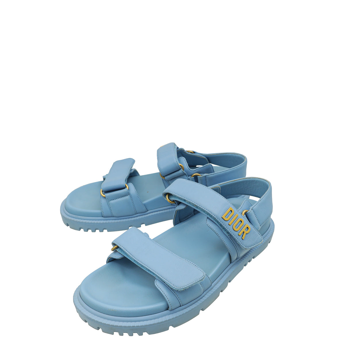 Christian Dior Cornflower Blue Dioract Sandal 38-Christian Dior-THE CLOSET