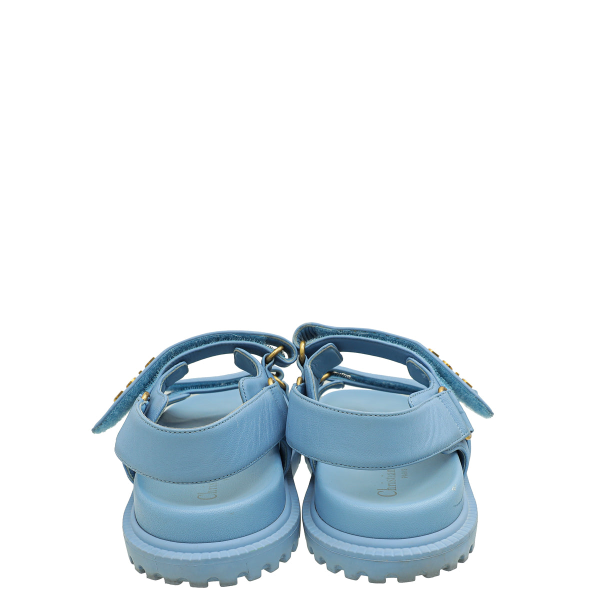 Christian Dior Cornflower Blue Dioract Sandal 38 – THE CLOSET