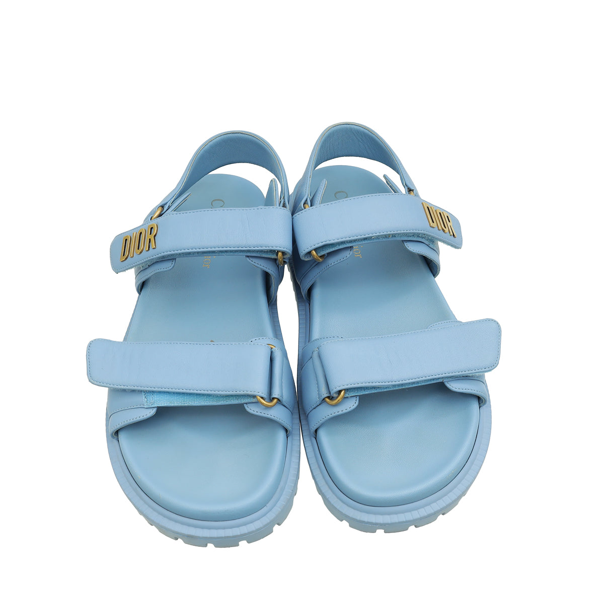 Dior オープントゥ サンダル 38 Christian Dior Cornflower Blue Dioract Sandal 38 – THE CLOSET