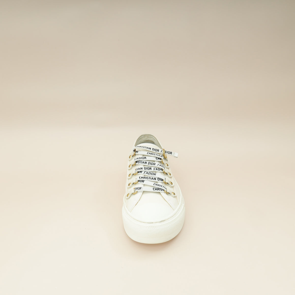 Christian Dior Milk White Walk'n'Dior Low Top Sneaker 38-Christian Dior-THE CLOSET