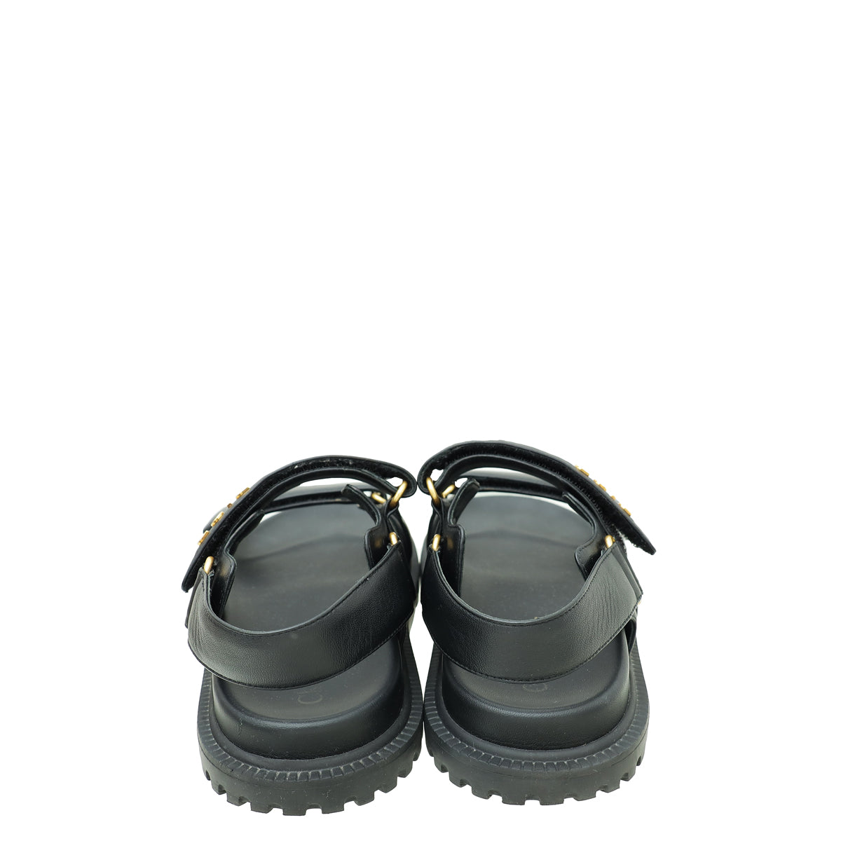 Christian Dior Black Dioract Sandal 38