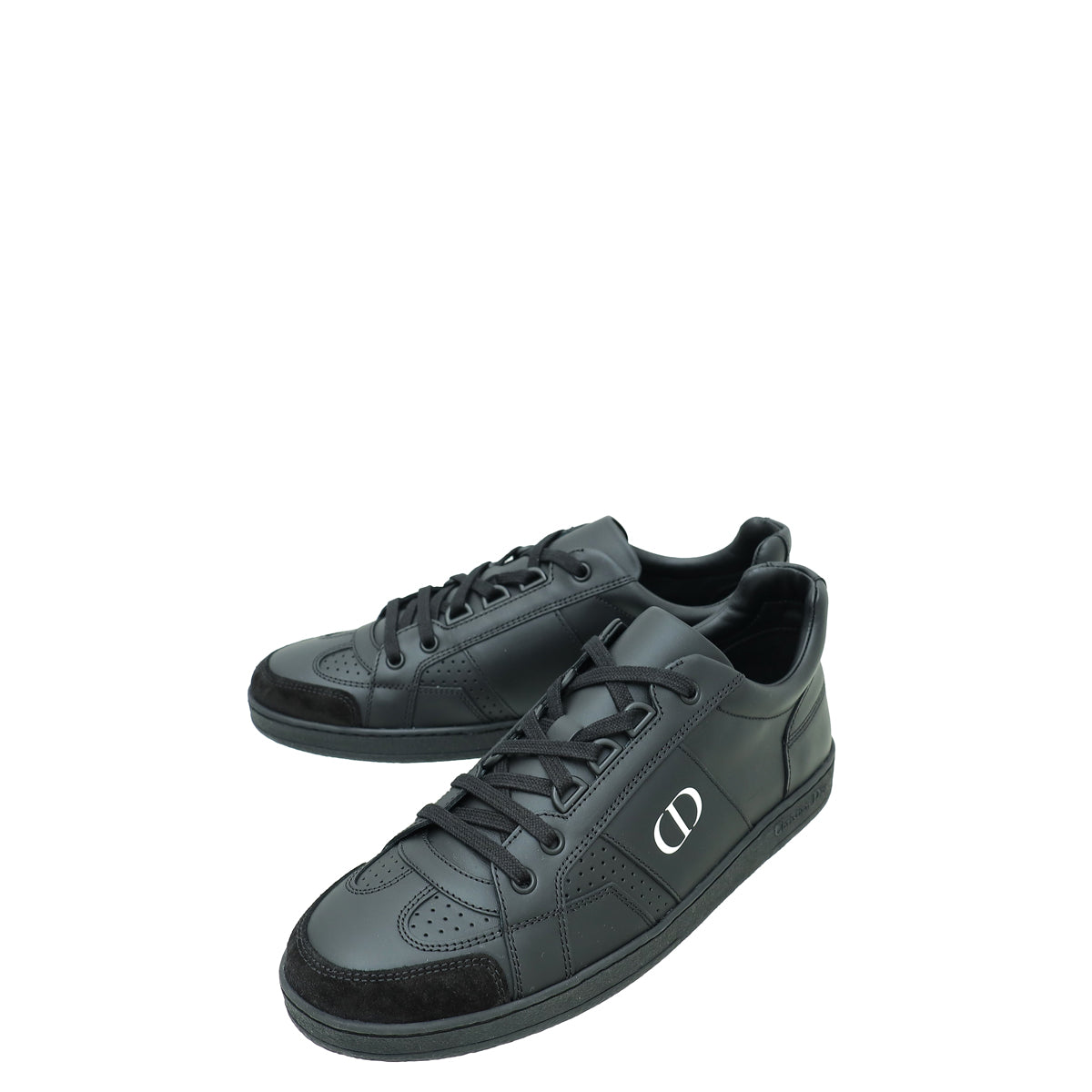 Christian Dior Black CD Lace Up Sneakers 38-Christian Dior-THE CLOSET