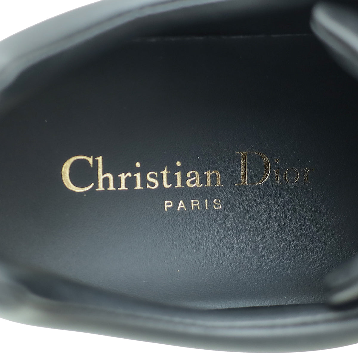 Christian Dior Black CD Lace Up Sneakers 38