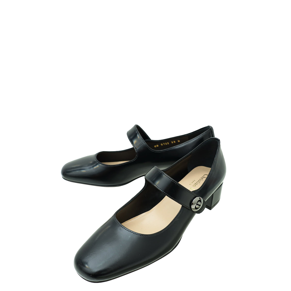 Christian Dior Black Uniform 30mm Pump 38-Christian Dior-THE CLOSET