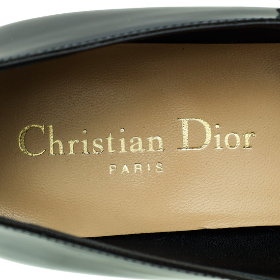 Christian Dior Black Uniform 30mm Pump 38