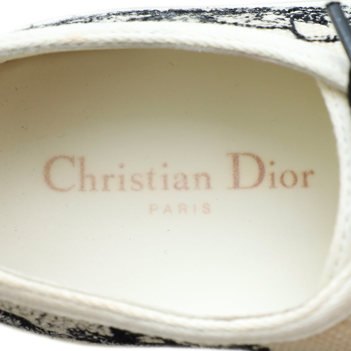 Christian Dior Bicolor Walk N' Dior Zodiac Embroidered Sneaker 39.5