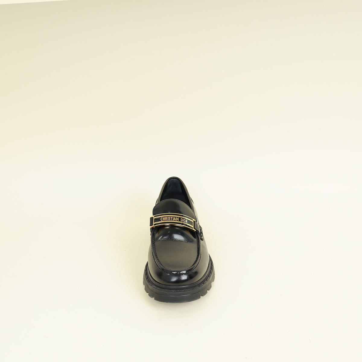 Christian Dior Black Code Loafers 39.5