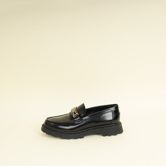 Christian Dior Black Code Loafers 39.5