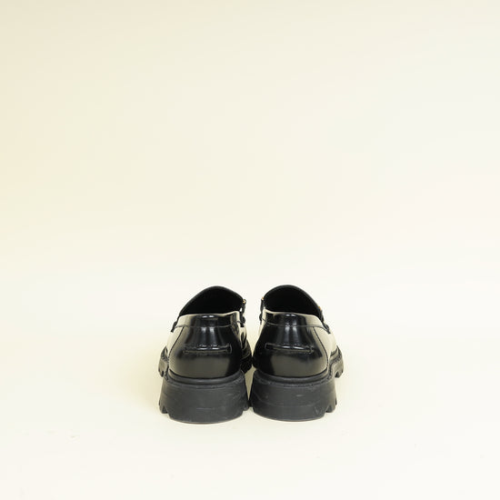 Christian Dior Black Code Loafers 39.5
