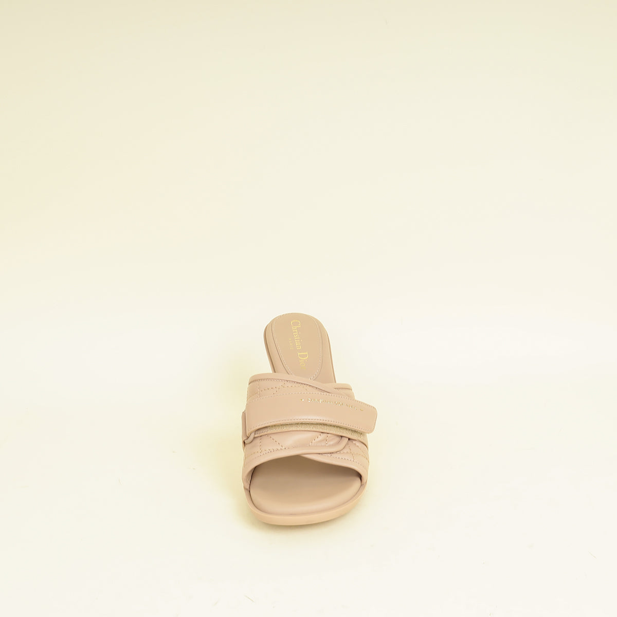 Christian Dior Nude Diorevolution Cannage Heel Sandal 39