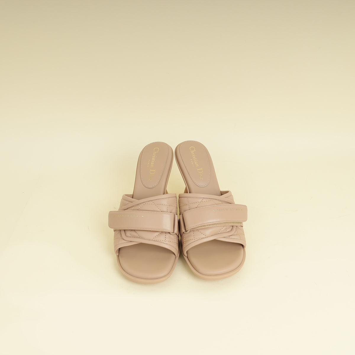 Christian Dior Nude Diorevolution Cannage Heel Sandal 39