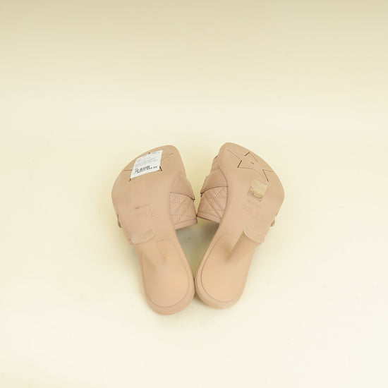 Christian Dior Nude Diorevolution Cannage Heel Sandal 39