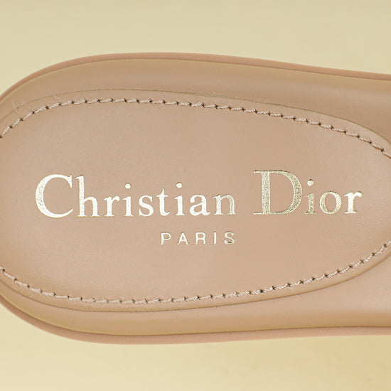 Christian Dior Nude Diorevolution Cannage Heel Sandal 39
