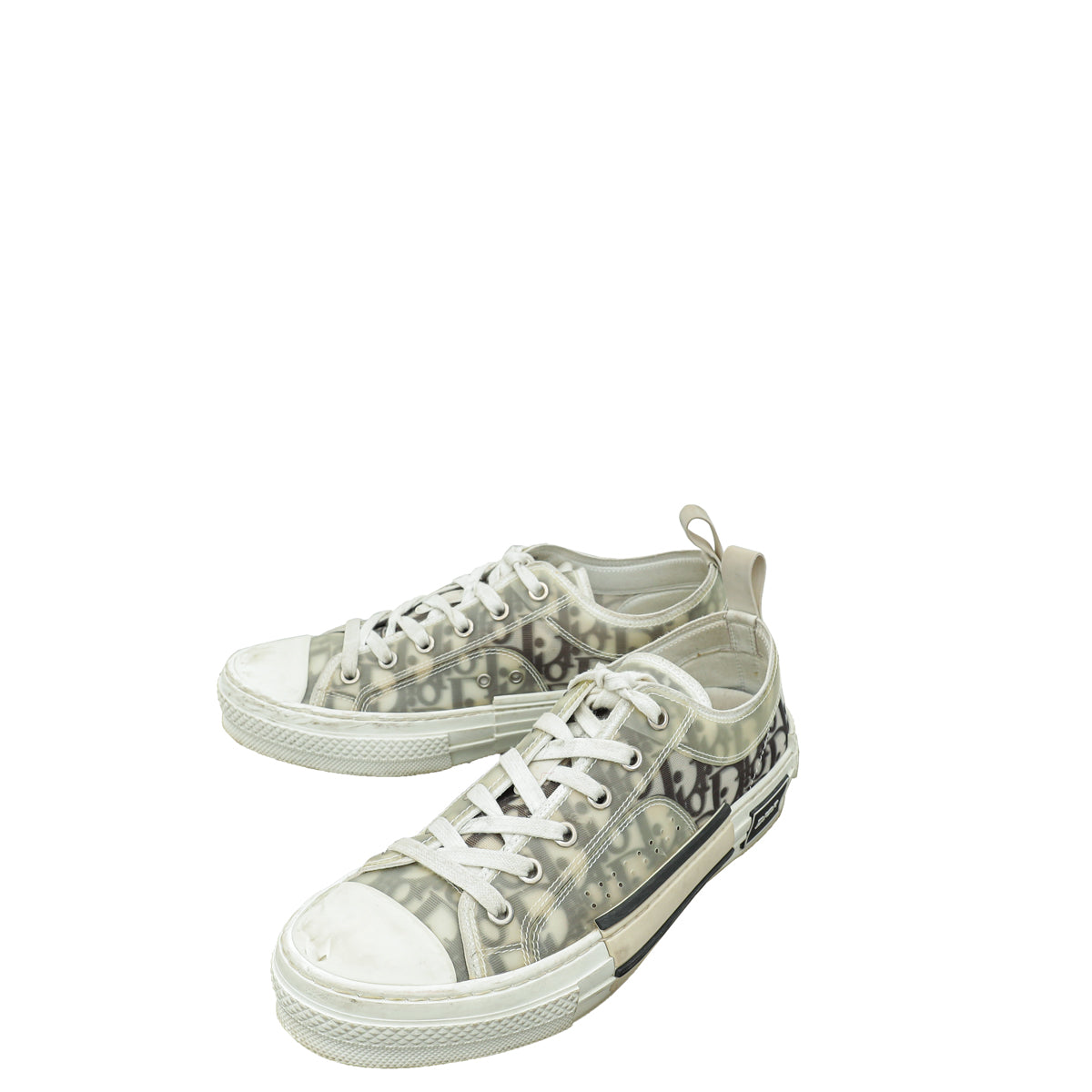 Christian Dior Bicolor Oblique B23 Low Top Sneaker 39