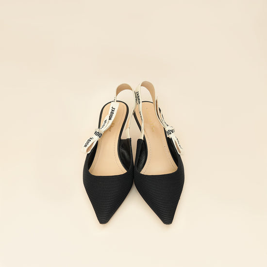 Christian Dior Black J'Adior Slingback Pump 40.5-Christian Dior-THE CLOSET