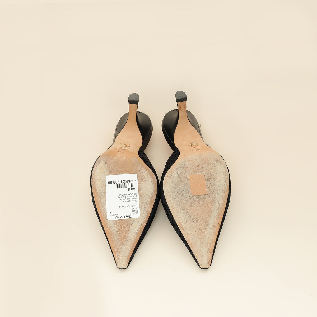 Christian Dior Black J'Adior Slingback Pump 40.5-Christian Dior-THE CLOSET