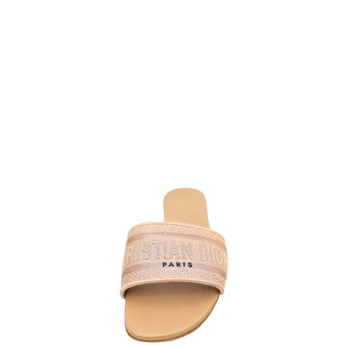 Christian Dior Blush Dway Embroidered Metallic Sandal 40-Christian Dior-THE CLOSET