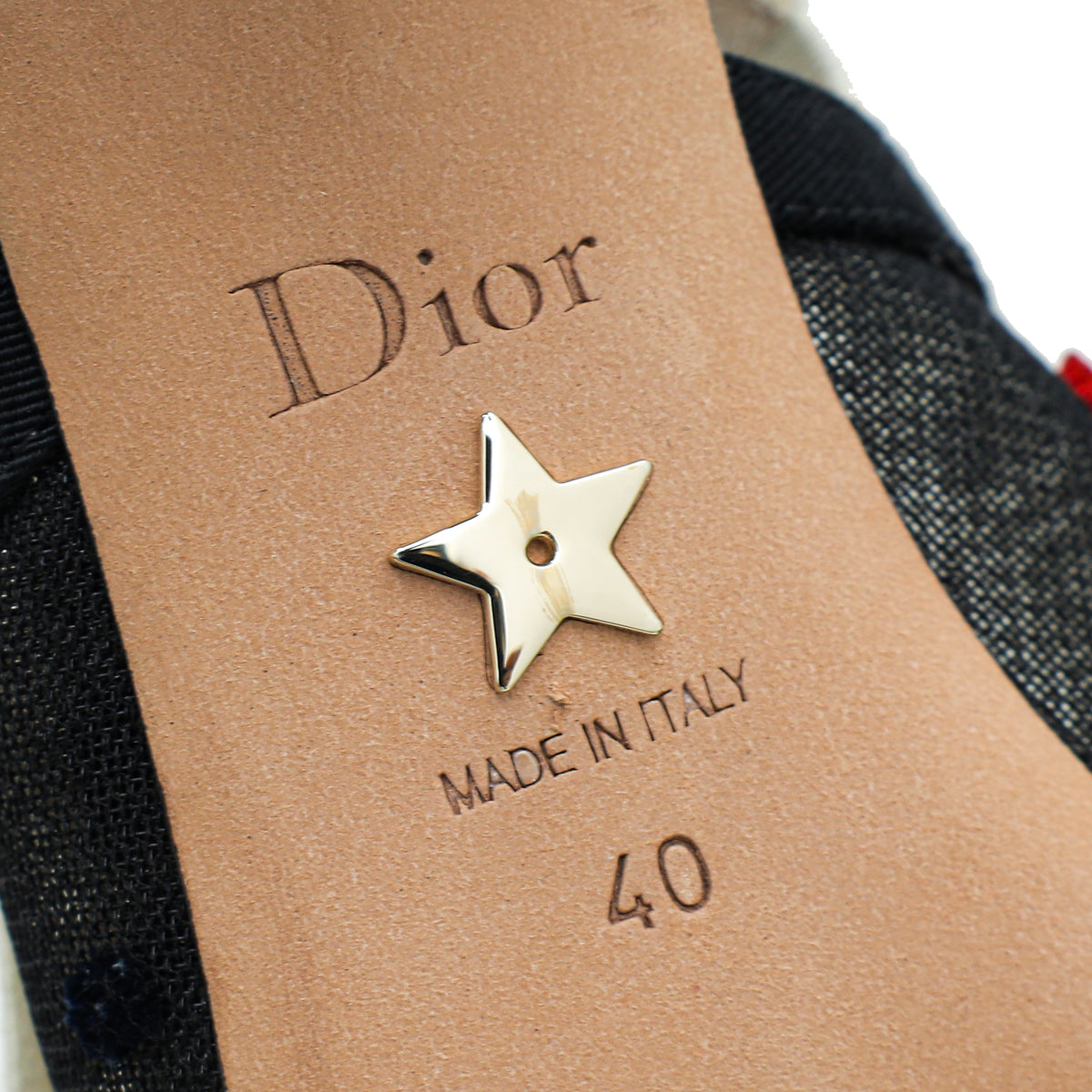 Christian Dior Black J'adior Mini Velvet Dot Mesh Slingback Pump 40
