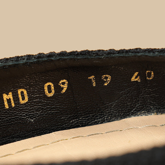 Christian Dior Black D-Dior Heeled Mules 40-Christian Dior-THE CLOSET