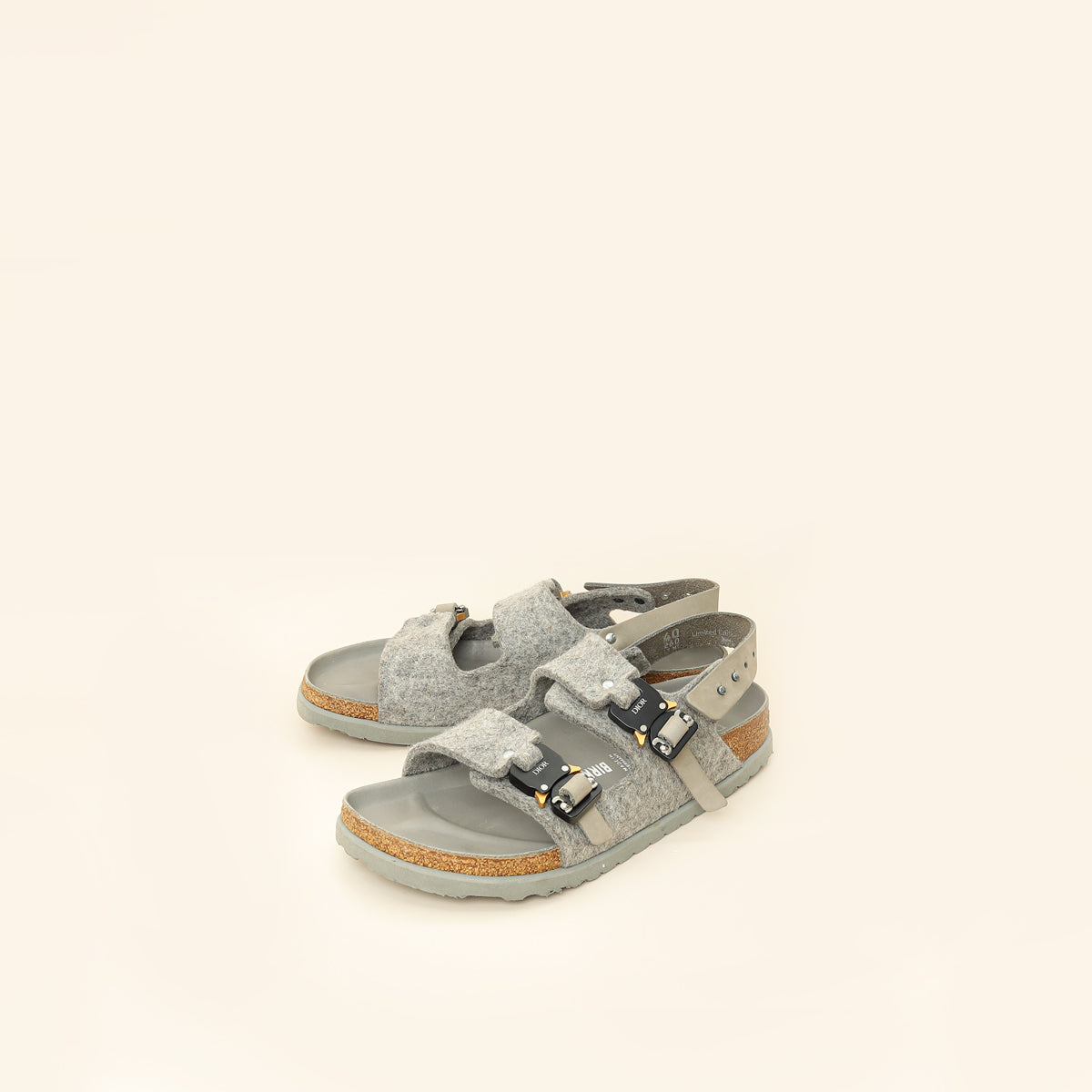 Christian Dior Gray x Birkenstock Milano Sandal 40-Christian Dior-THE CLOSET