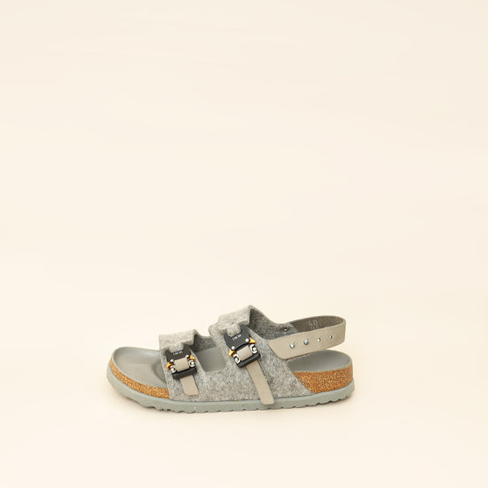 Christian Dior Gray x Birkenstock Milano Sandal 40-Christian Dior-THE CLOSET