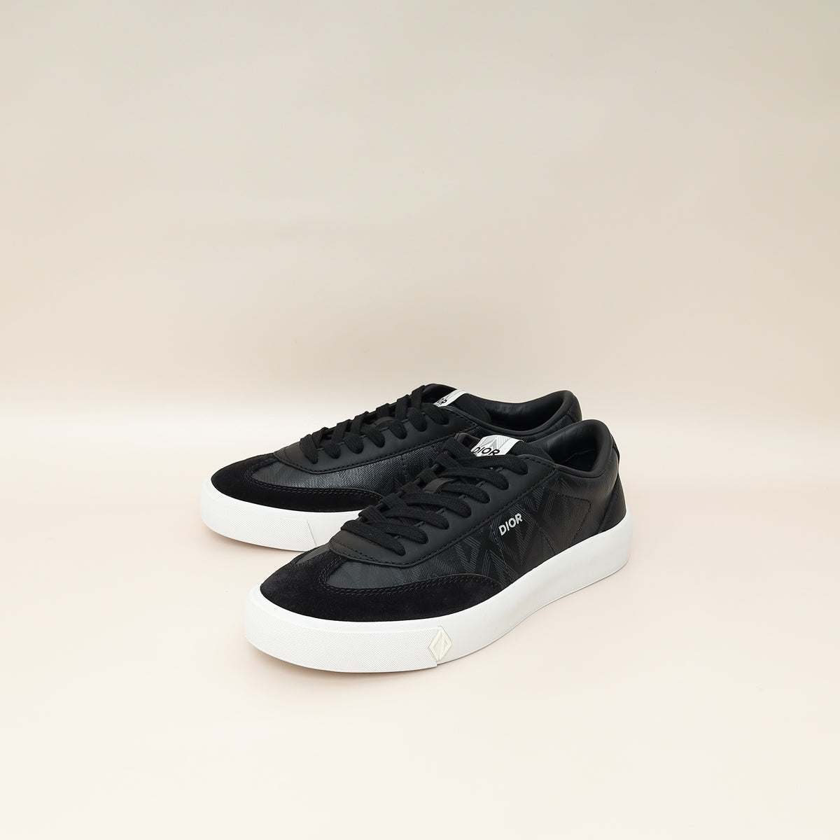 Christian Dior Black B101 CD Diamond Sneaker 40