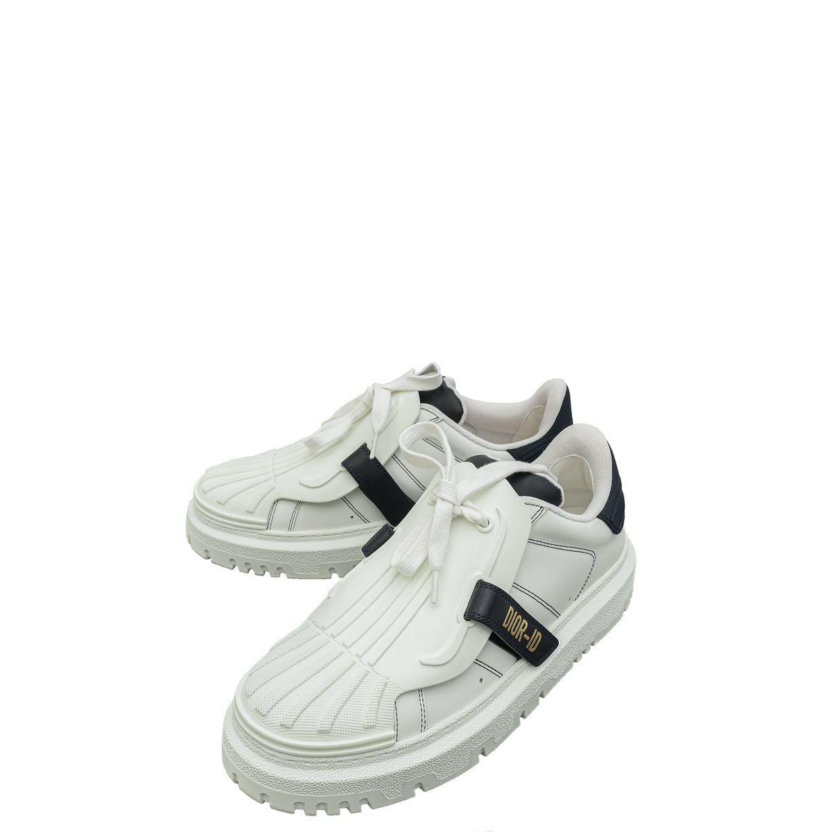 Christian Dior Bicolor ID Rubber And Calfskin Sneaker 40-Christian Dior-THE CLOSET
