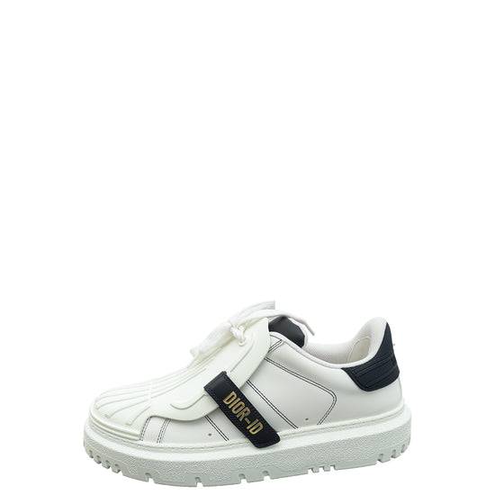 Christian Dior Bicolor ID Rubber And Calfskin Sneaker 40