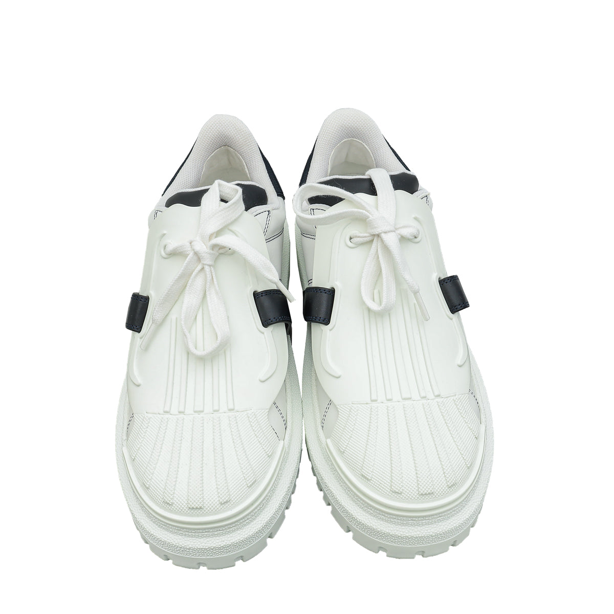 Christian Dior Bicolor ID Rubber And Calfskin Sneaker 40