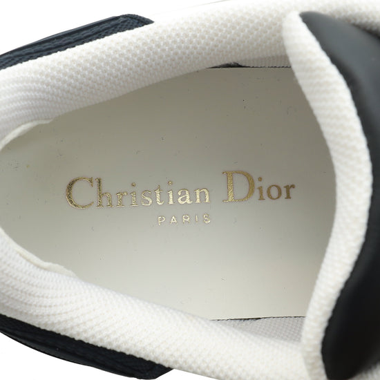 Christian Dior Bicolor ID Rubber And Calfskin Sneaker 40