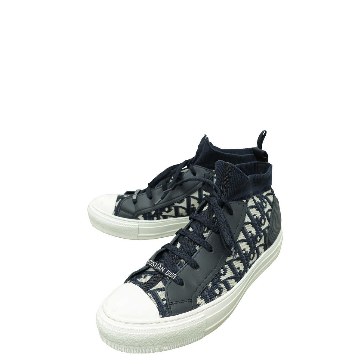 Christian Dior Navy Blue Oblique WALK'N'DIOR Sneaker 41-Christian Dior-THE CLOSET