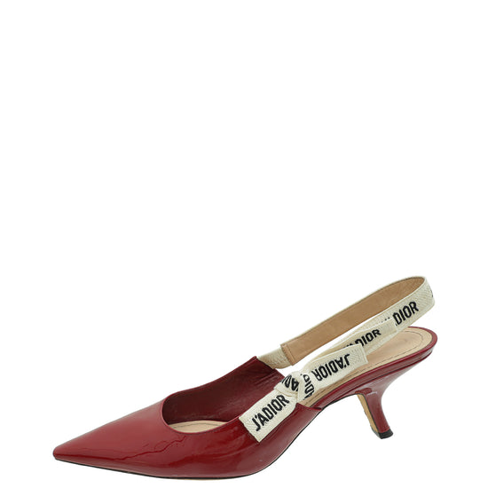 Christian Dior Cherry J'adior Slingback 41-Christian Dior-THE CLOSET