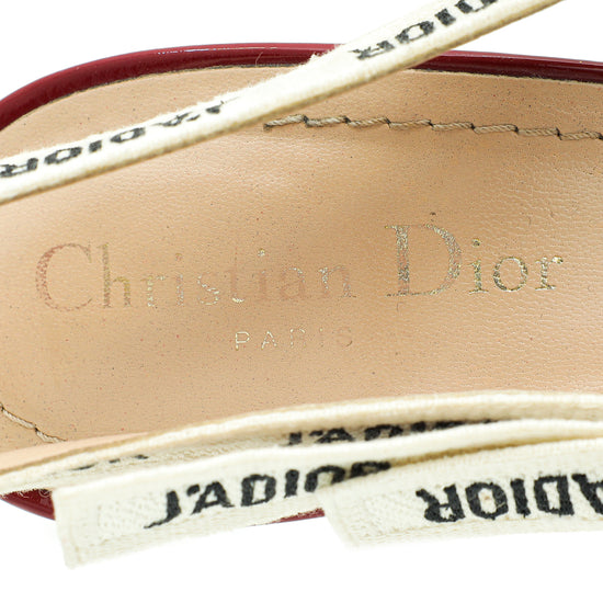 Christian Dior Cherry J'adior Slingback 41-Christian Dior-THE CLOSET