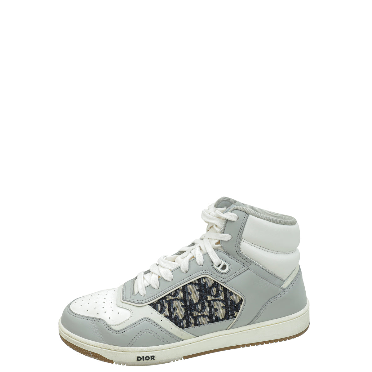 Christian Dior Bicolor B27 Oblique Galaxy Ankle Sneaker 43