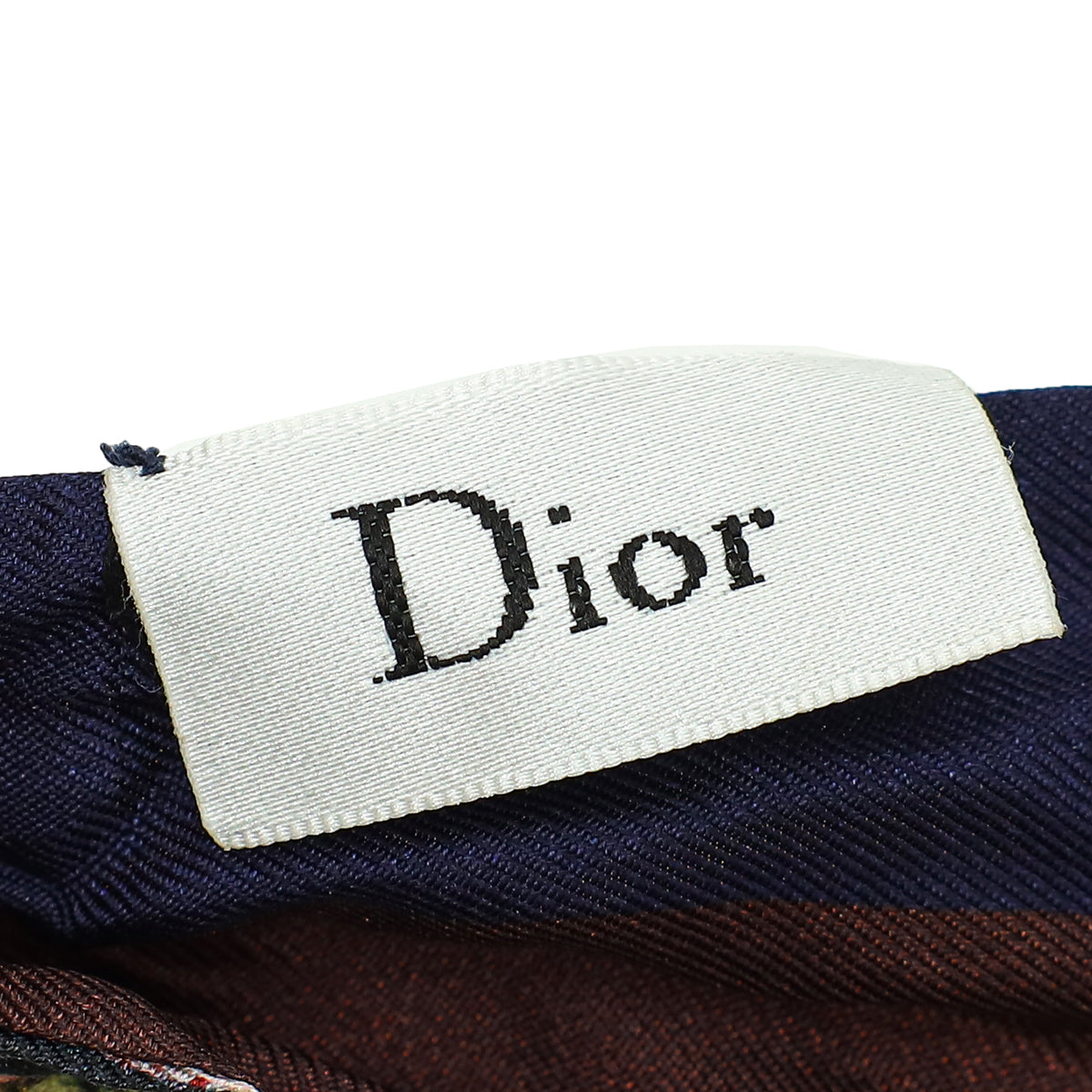 Christian Dior Multicolor Silk ABCDior "R" Mitzah Scarf