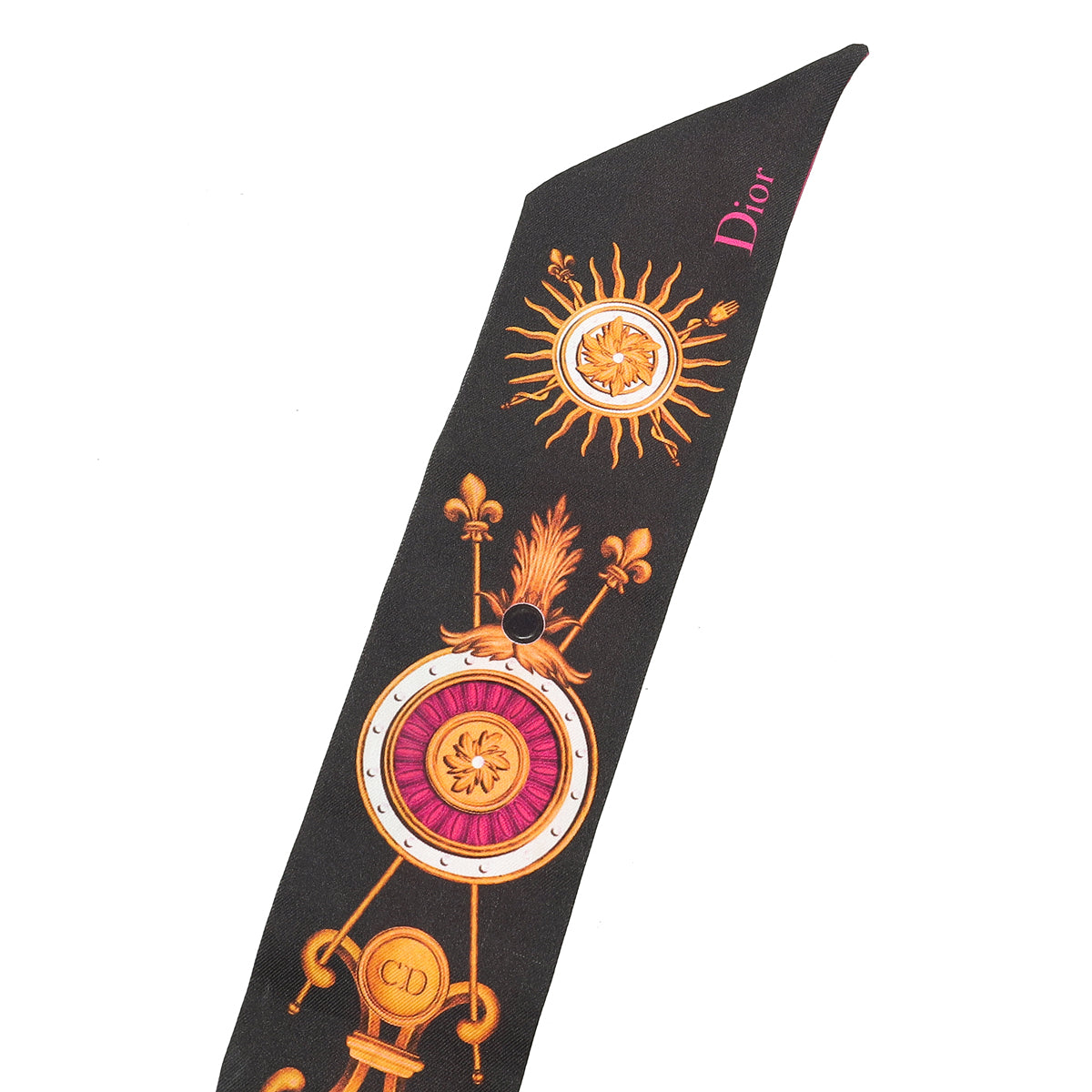 Christian Dior Multicolor Carte du Chateau Mitzah V Letter Twilly-Christian Dior-THE CLOSET