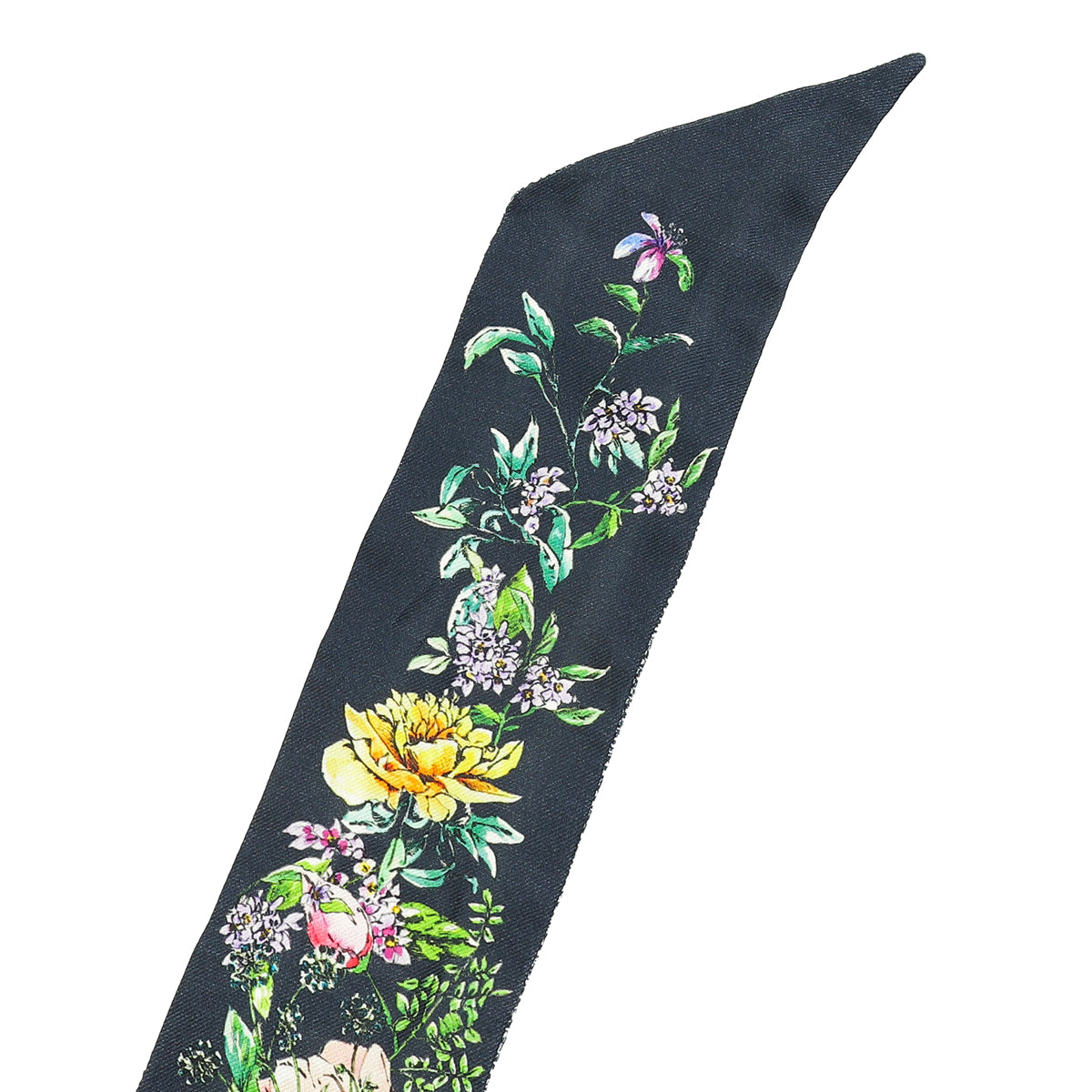 Christian Dior Multicolor D-Floral Mitzah Silk Twilly-Christian Dior-THE CLOSET