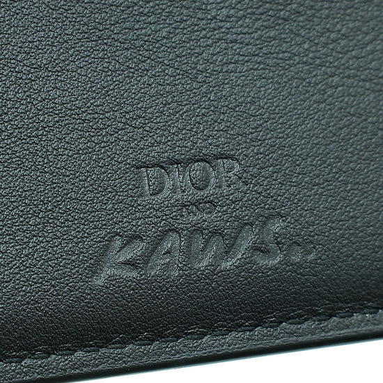 Christian Dior Bicolor X Kaws Bees Bifold Wallet