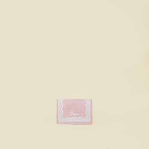 Christian Dior Soupir Pink Dioramour Dior Oblique Glycine Wallet