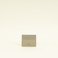 Christian Dior Beige Grey Caro Card Holder