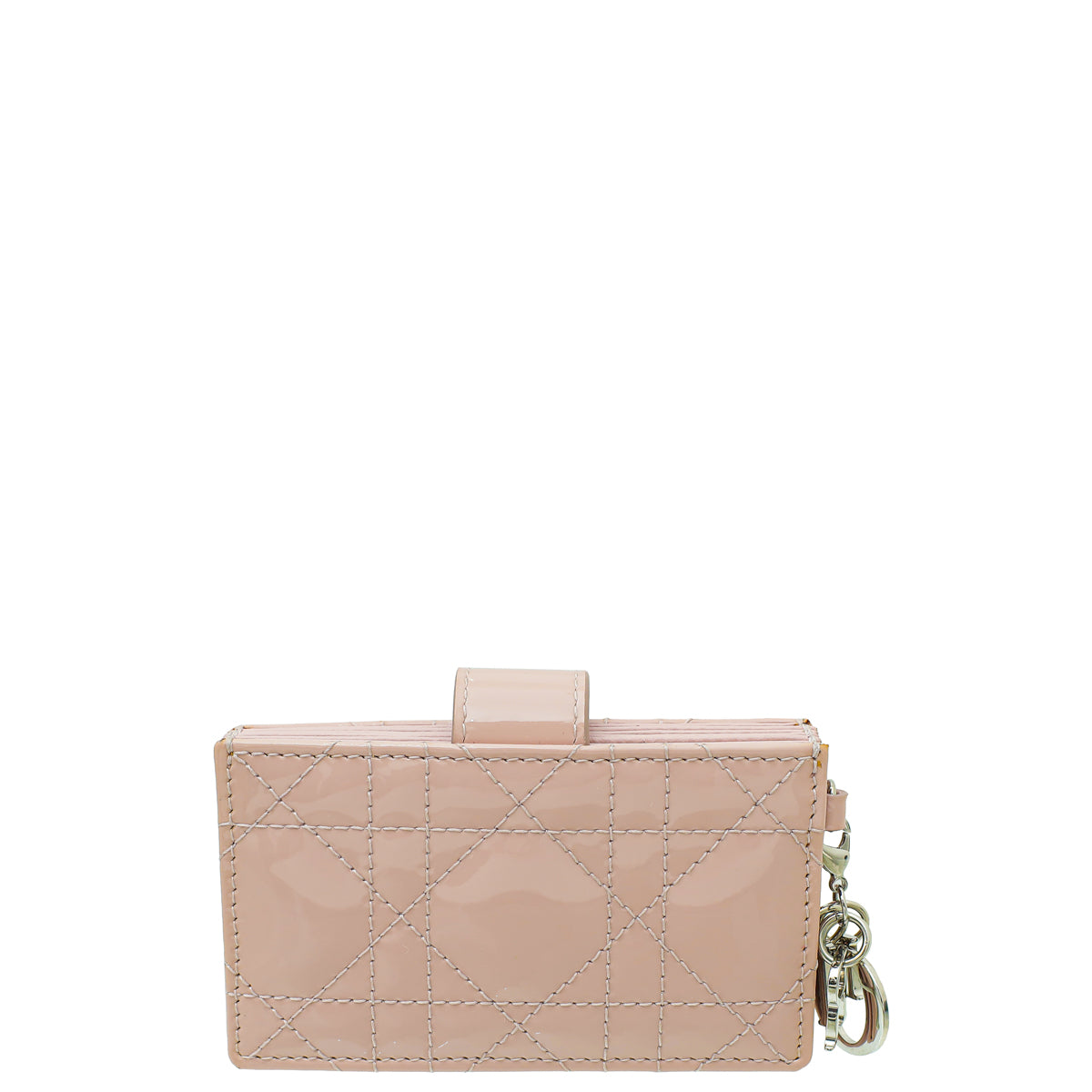 Christian Dior Light Pink Lady Dior 5 Gusset Card Holder-Christian Dior-THE CLOSET