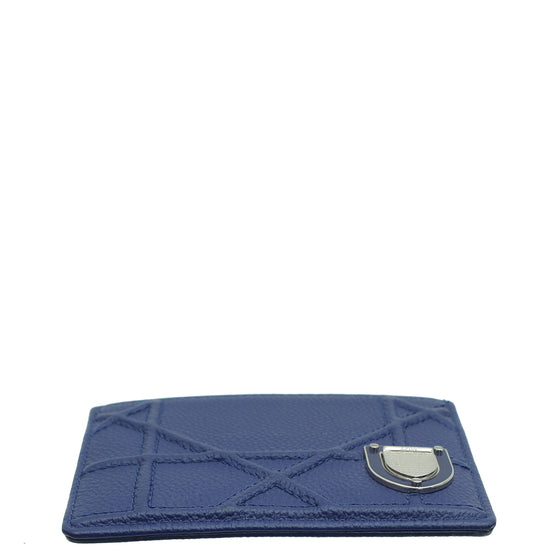 Christian Dior Blue Diorama Card Holder