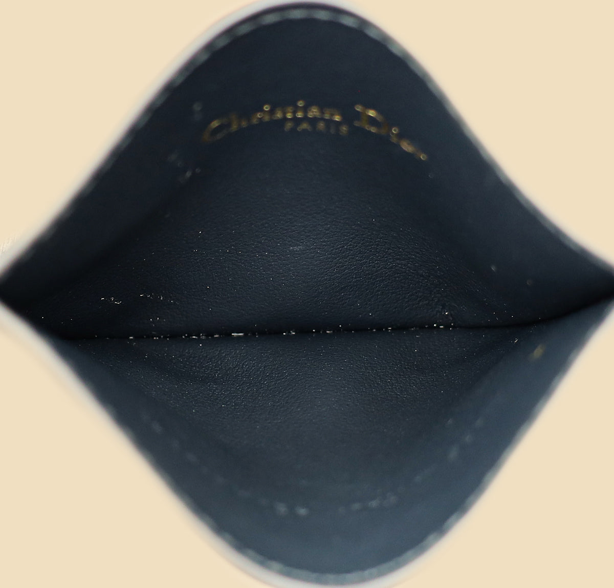 Christian Dior Blue Vibe Card Holder-Christian Dior-THE CLOSET