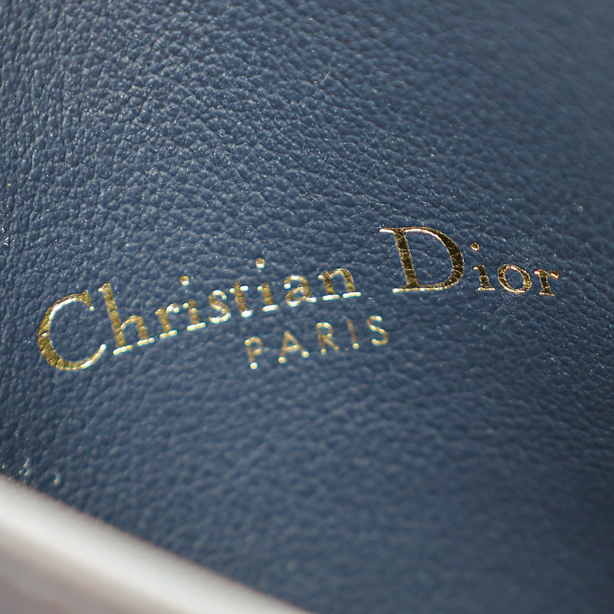 Christian Dior Blue Vibe Card Holder-Christian Dior-THE CLOSET