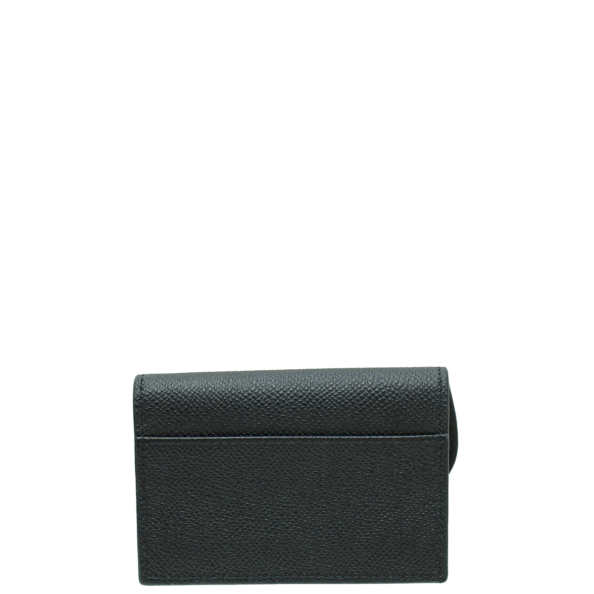 Christian Dior Black Saddle Flap Card Holder