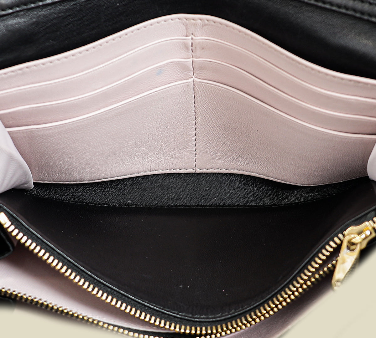 Christian Dior Black Cannage New Lock Wallet