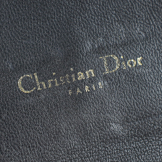 Christian Dior Black Cannage New Lock Wallet