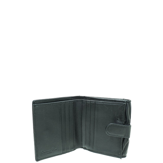 Christian Dior Black Karenina French Wallet